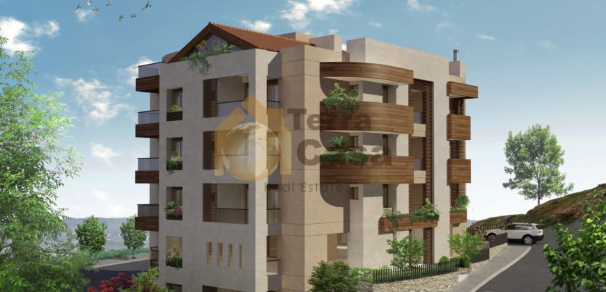 Apartment for sale in zahle ksara brand new with garden 170 sqm.