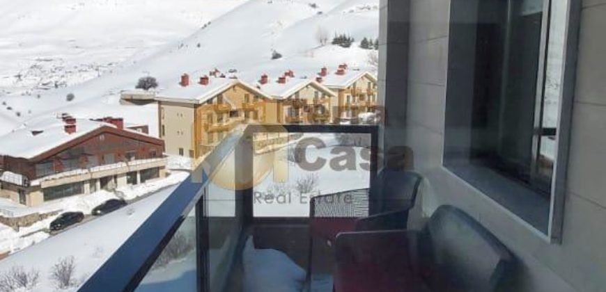 fully furnished chalet in zaarour for sale