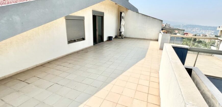 beit meri apartment 215 sqm along with 215 sqm roof for sale Ref#5627