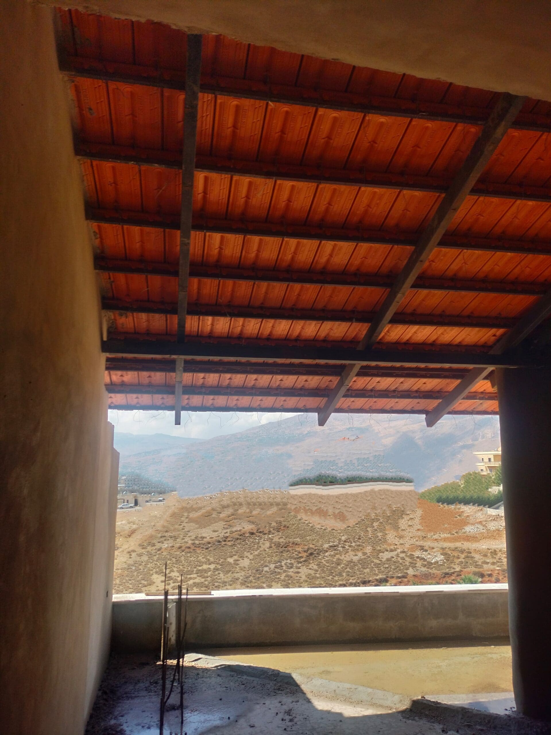 ksara unfinished roof for sale, panoramic view Ref#5799