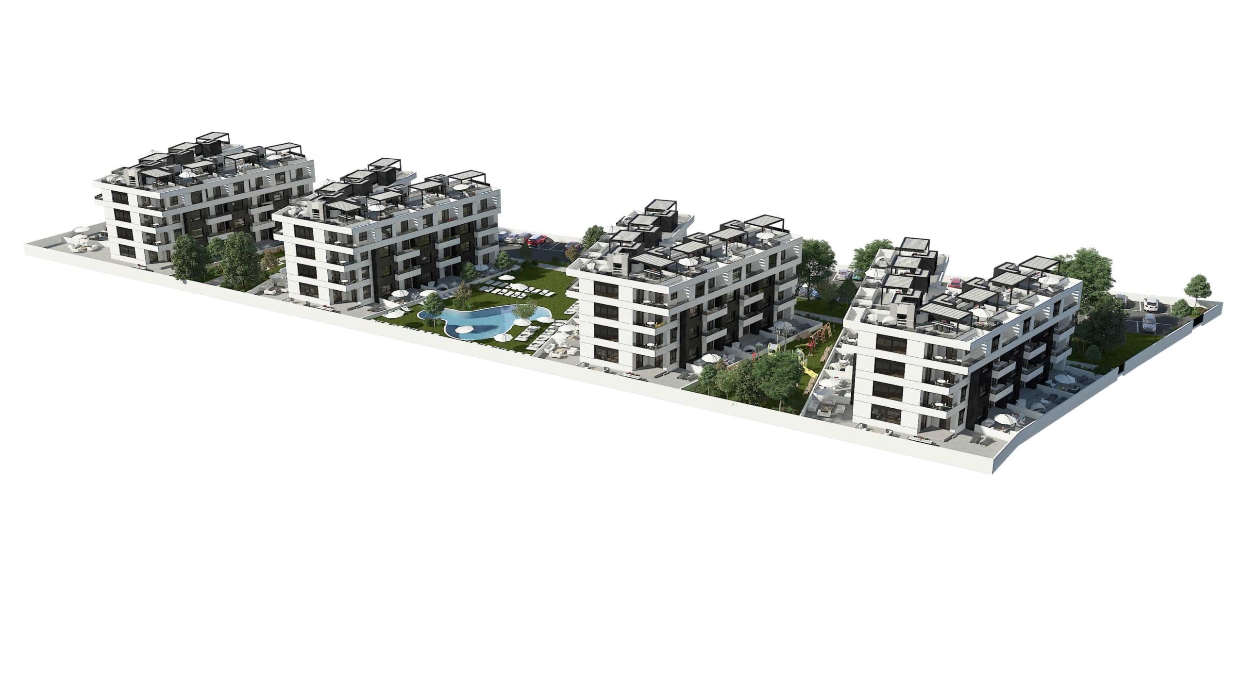 Spain, Alicante new project 4 residential buildings, luxury living Ref#24