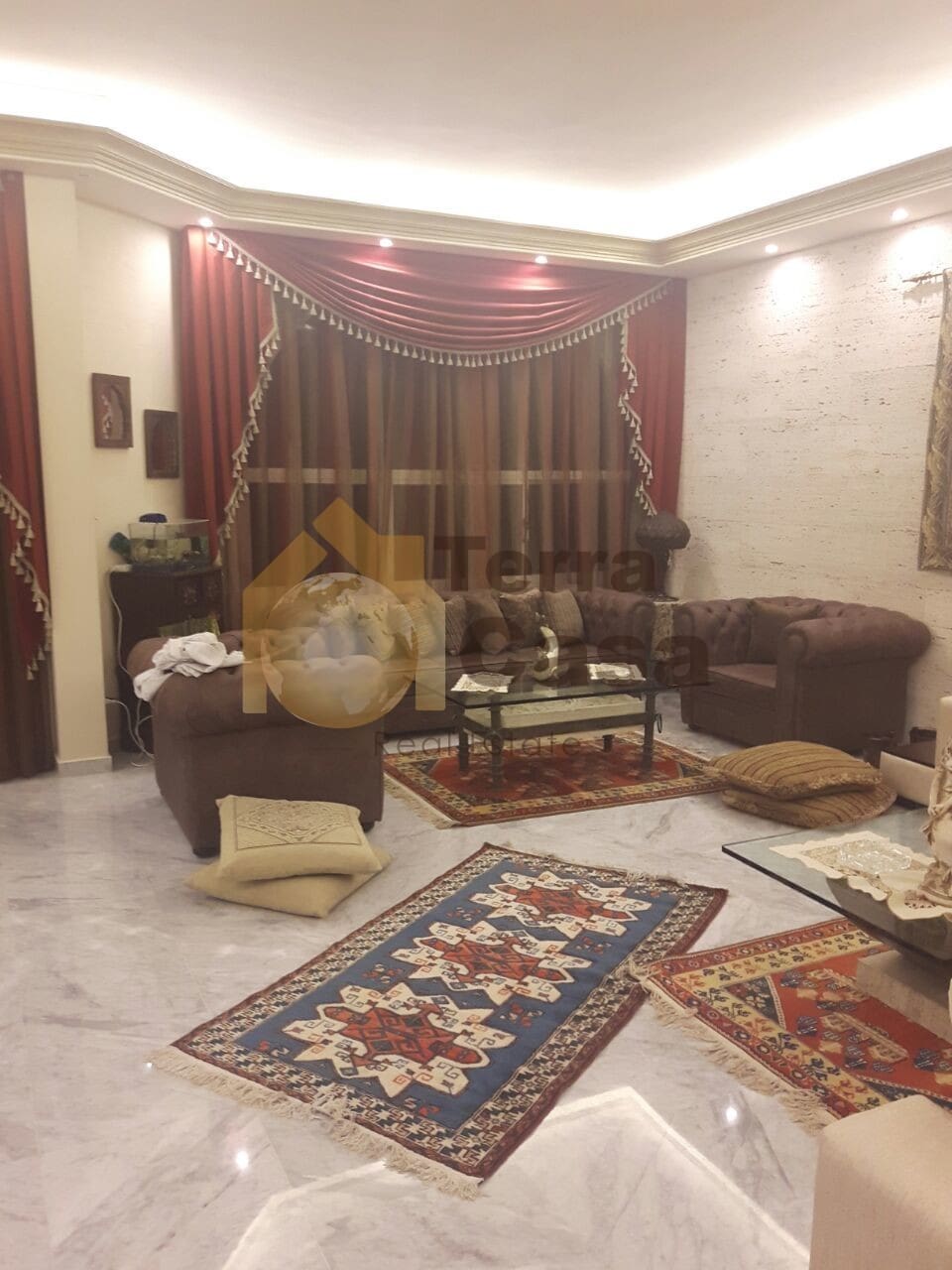 Kfarhbab amazing fully decorated apartment for sale with sea view Ref#121