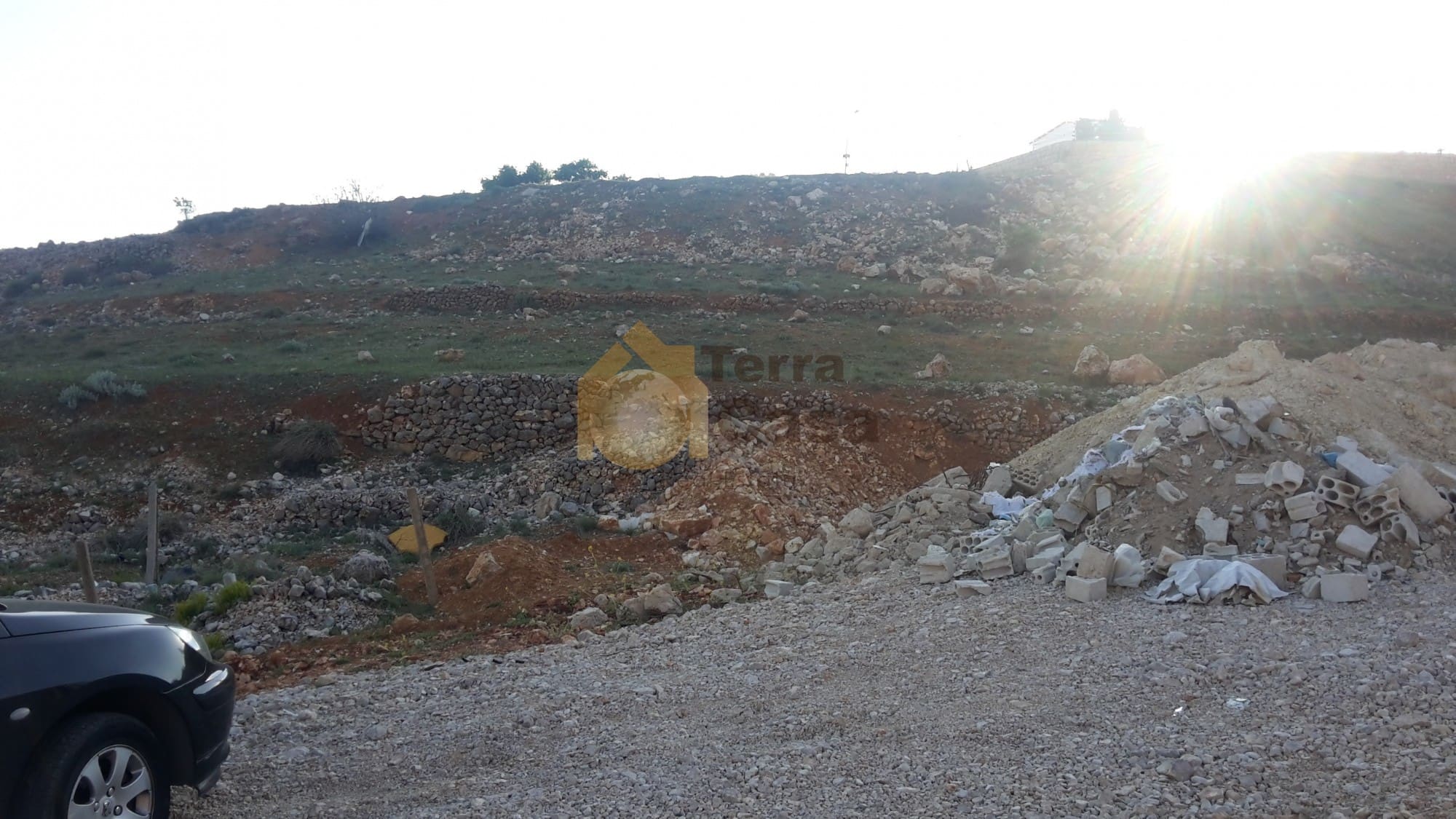 land for sale in zahle dhour close to the main road.