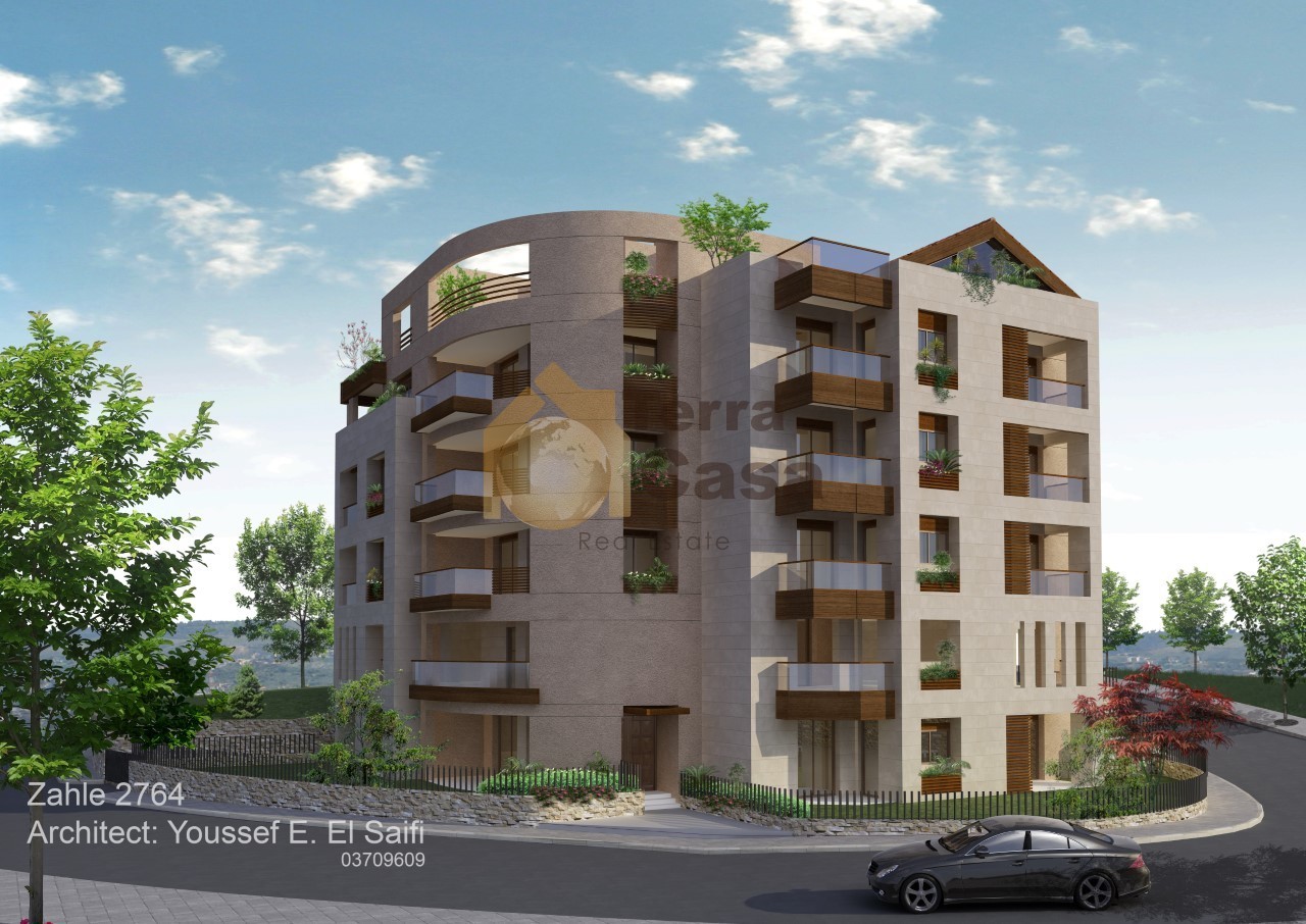 Apartment for sale in zahle ksara brand new luxurious finishing Ref#1066