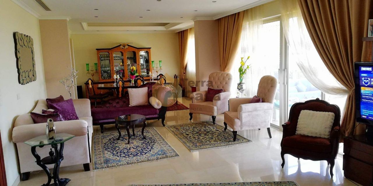 Apartment for sale in sahel alma fully decorated sea view .