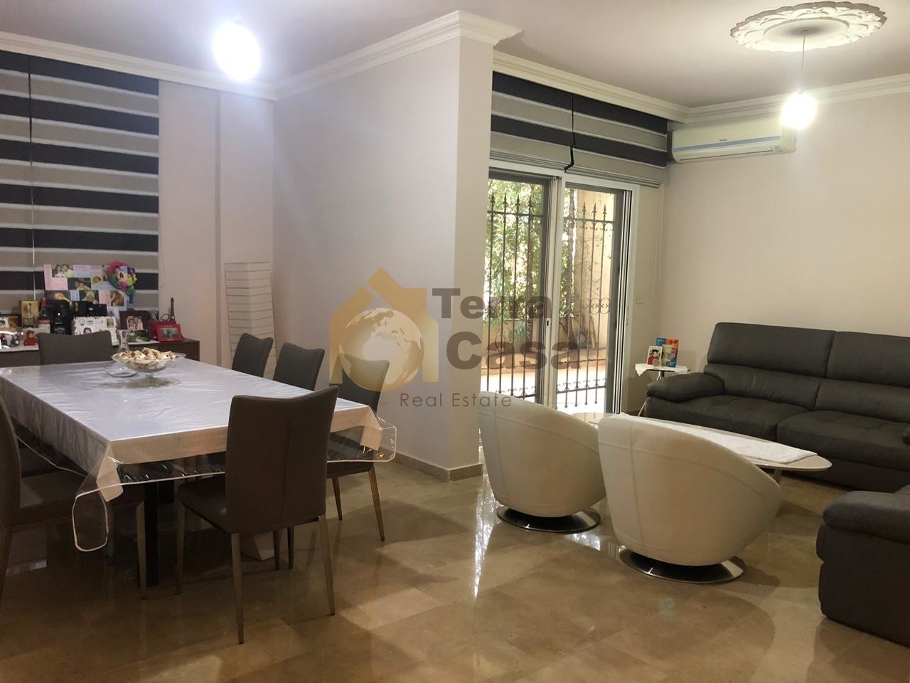 Apartment for sale in ain saade one unit per floor fully decorated with terrace and small garden.