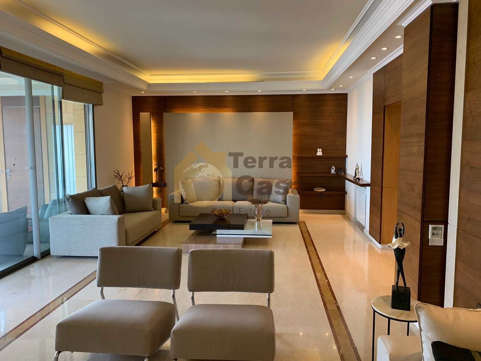 Apartment fully furnished luxurious with terrace cash payment