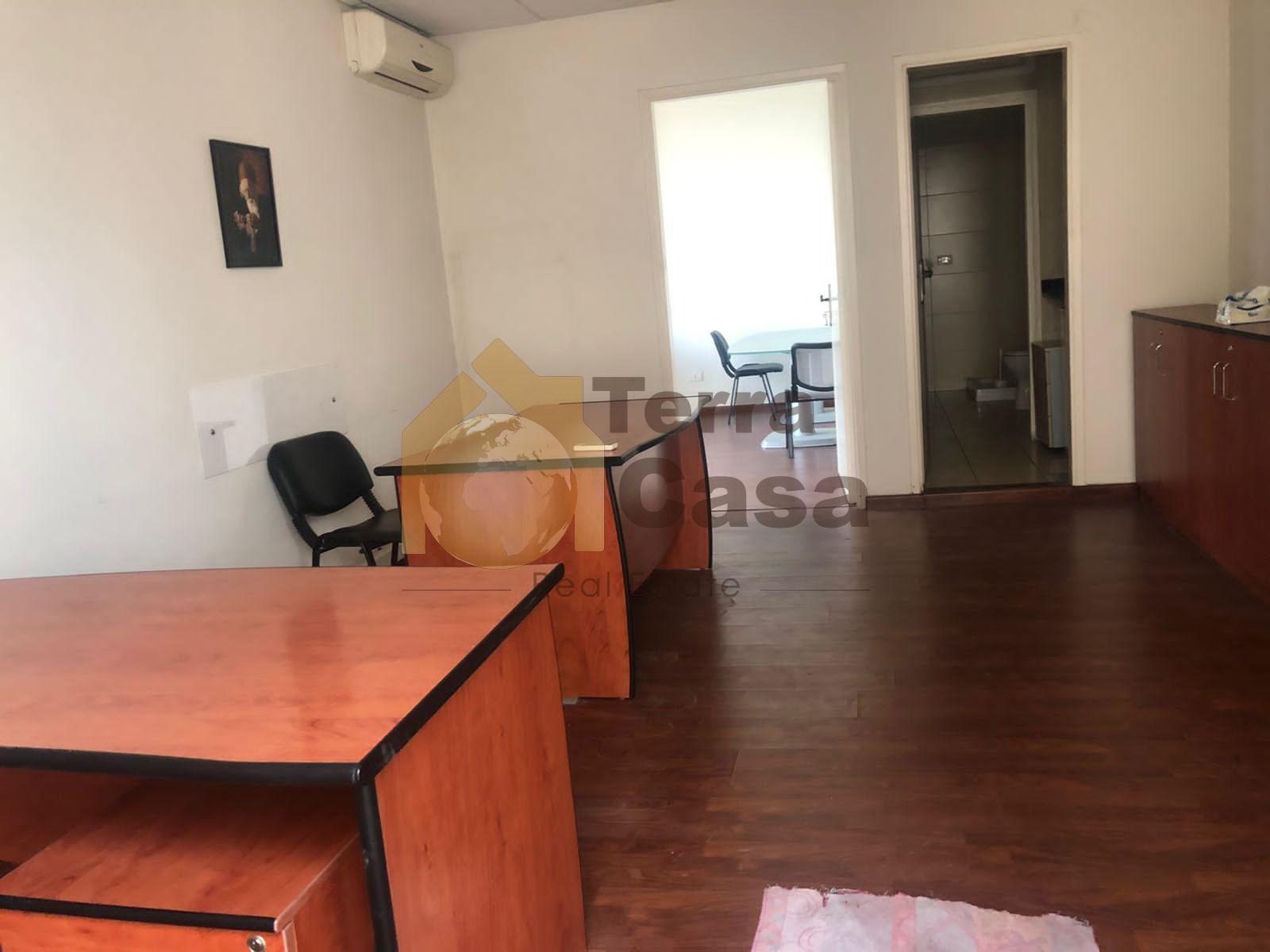office fully equipped for rent in hazmieh prime location