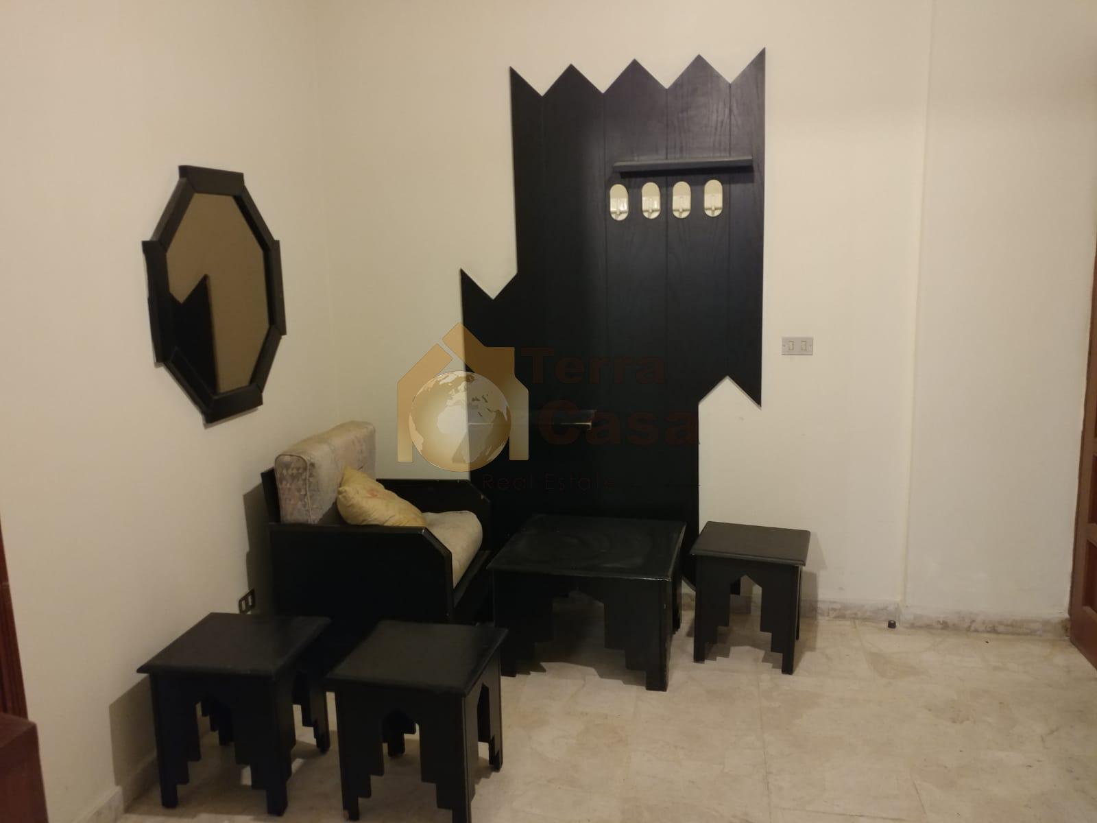 fully furnished apartment in ballouneh for sale with terrace prime location