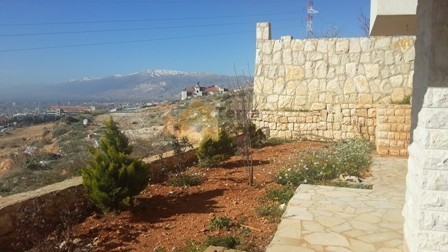 Apartment for sale in zahle ksara with garden and terrace with open view
